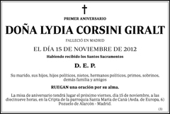 Lydia Corsini Giralt